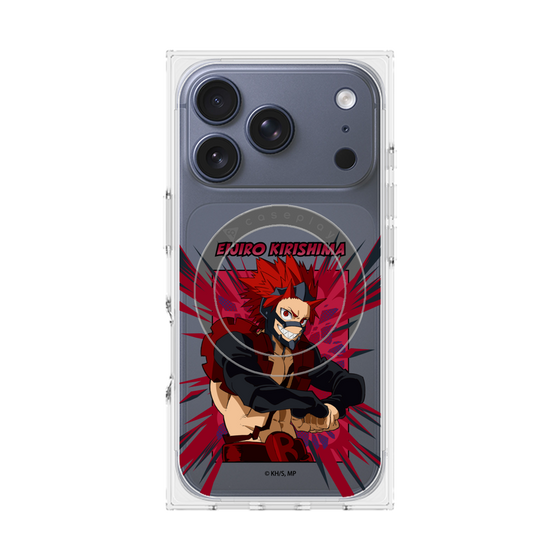 プレミアムスクエアケース with MagSafe［ 僕のヒーローアカデミア - ポップ - 切島 鋭児郎 ］