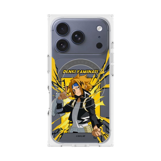 プレミアムスクエアケース with MagSafe［ 僕のヒーローアカデミア - ポップ - 上鳴 電気 ］