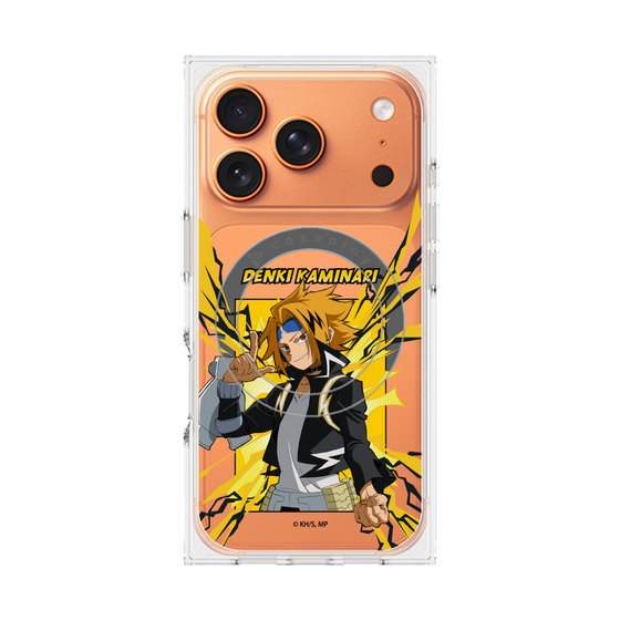 プレミアムスクエアケース with MagSafe［ 僕のヒーローアカデミア - ポップ - 上鳴 電気 ］