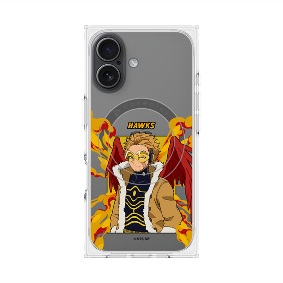 プレミアムスクエアケース with MagSafe［ 僕のヒーローアカデミア - ポップ - ホークス ］