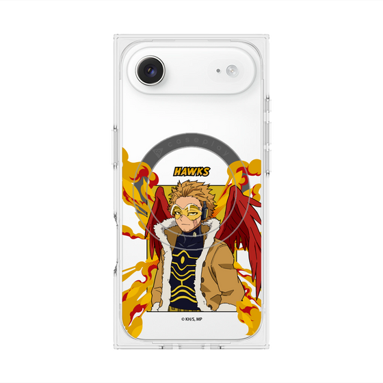 プレミアムスクエアケース with MagSafe［ 僕のヒーローアカデミア - ポップ - ホークス ］