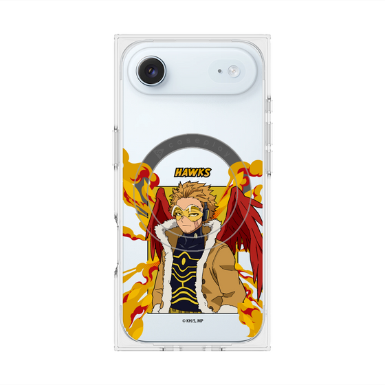 プレミアムスクエアケース with MagSafe［ 僕のヒーローアカデミア - ポップ - ホークス ］