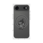 プレミアムスクエアケース with MagSafe［ オリジナル - CASEPLAYネコ - black ］
