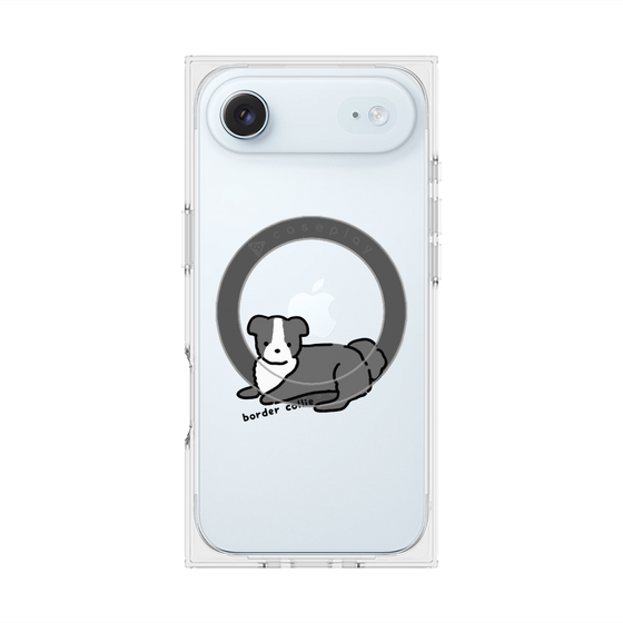 プレミアムスクエアケース with MagSafe［ オリジナル - CASEPLAYイヌ - border collie ］