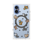 プレミアムスクエアケース with MagSafe［ オリジナル - CASEPLAYイヌ総柄 - color ］