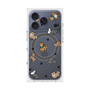 プレミアムスクエアケース with MagSafe［ オリジナル - CASEPLAYイヌ総柄 - color ］