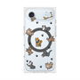 プレミアムスクエアケース with MagSafe［ オリジナル - CASEPLAYイヌ総柄 - color ］
