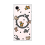 プレミアムスクエアケース with MagSafe［ オリジナル - CASEPLAYイヌ総柄 - color ］