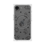 プレミアムスクエアケース with MagSafe［ オリジナル - CASEPLAYネコ総柄 - black ］