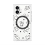 プレミアムスクエアケース with MagSafe［ オリジナル - CASEPLAYイヌ総柄 - black ］