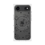 プレミアムスクエアケース with MagSafe［ オリジナル - CASEPLAYイヌ総柄 - black ］