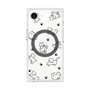 プレミアムスクエアケース with MagSafe［ オリジナル - CASEPLAYイヌ総柄 - black ］