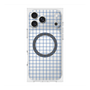 プレミアムスクエアケース with MagSafe［ オリジナル - 推し色チェック - ブルー ］