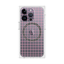 プレミアムスクエアケース with MagSafe［ オリジナル - 推し色チェック - ピンク ］