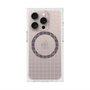 プレミアムスクエアケース with MagSafe［ オリジナル - 推し色チェック - ピンク ］