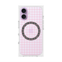 プレミアムスクエアケース with MagSafe［ オリジナル - 推し色チェック - ピンク ］