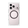 プレミアムスクエアケース with MagSafe［ オリジナル - 推し色チェック - ピンク ］