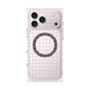 プレミアムスクエアケース with MagSafe［ オリジナル - 推し色チェック - ピンク ］