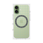 プレミアムスクエアケース with MagSafe［ オリジナル - 推し色チェック - グリーン ］