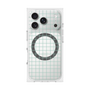 プレミアムスクエアケース with MagSafe［ オリジナル - 推し色チェック - グリーン ］