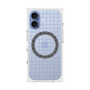 プレミアムスクエアケース with MagSafe［ オリジナル - 推し色チェック - パープル ］