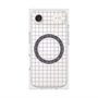 プレミアムスクエアケース with MagSafe［ オリジナル - 推し色チェック - パープル ］