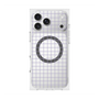 プレミアムスクエアケース with MagSafe［ オリジナル - 推し色チェック - パープル ］