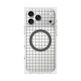 プレミアムスクエアケース with MagSafe［ オリジナル - 推し色チェック - ブラック ］