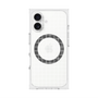 プレミアムスクエアケース with MagSafe［ オリジナル - 推し色チェック - ホワイト ］
