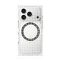 プレミアムスクエアケース with MagSafe［ オリジナル - 推し色チェック - ホワイト ］