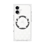 プレミアムスクエアケース with MagSafe［ オリジナル - 推し色三角 - ホワイト ］