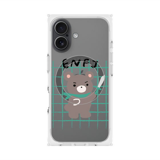 プレミアムスクエアケース with MagSafe［ オリジナル - ENFJ 主人公 - キャラクター ］