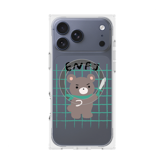 プレミアムスクエアケース with MagSafe［ オリジナル - ENFJ 主人公 - キャラクター ］