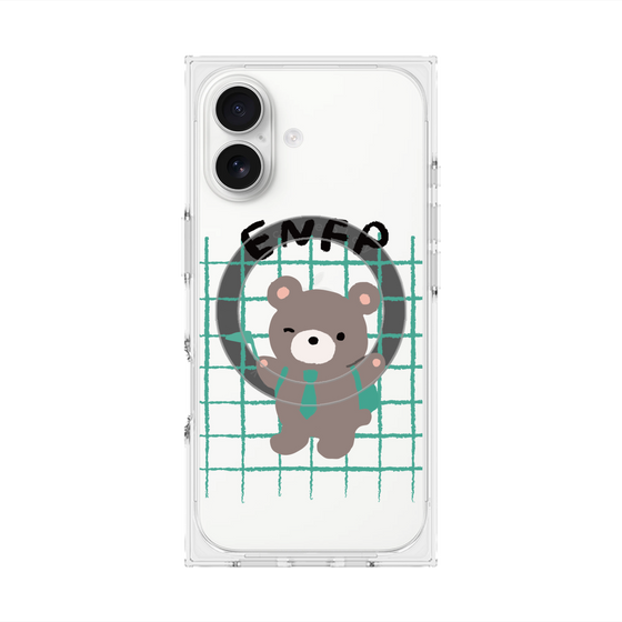 プレミアムスクエアケース with MagSafe［ オリジナル - ENFP 運動家 - キャラクター ］