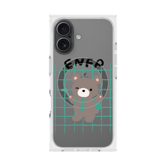 プレミアムスクエアケース with MagSafe［ オリジナル - ENFP 運動家 - キャラクター ］