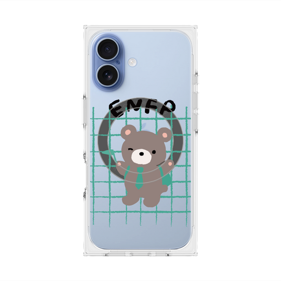 プレミアムスクエアケース with MagSafe［ オリジナル - ENFP 運動家 - キャラクター ］