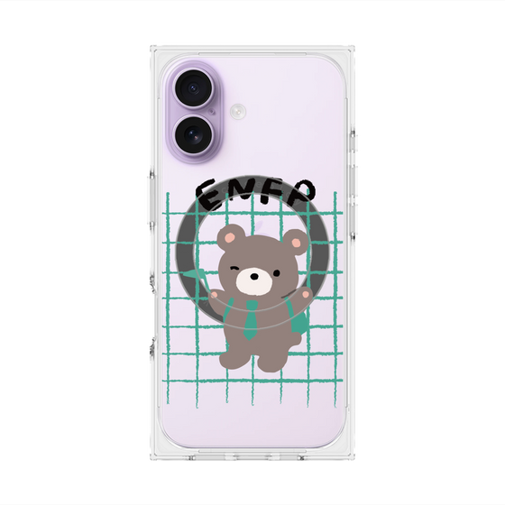プレミアムスクエアケース with MagSafe［ オリジナル - ENFP 運動家 - キャラクター ］