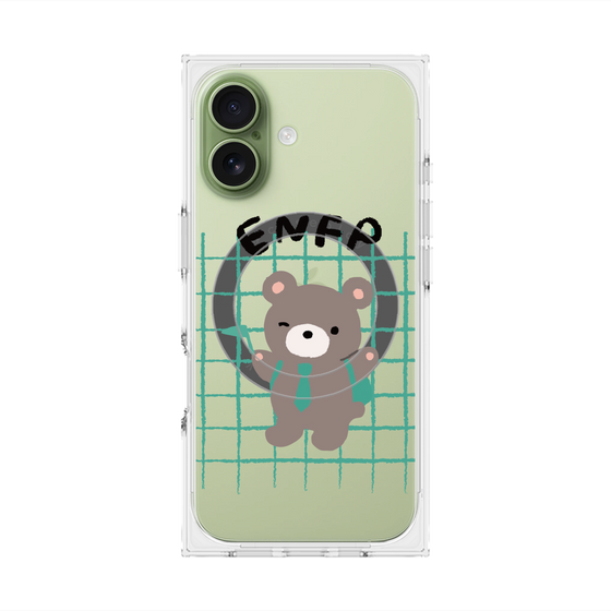 プレミアムスクエアケース with MagSafe［ オリジナル - ENFP 運動家 - キャラクター ］
