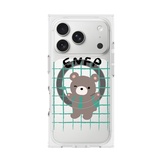 プレミアムスクエアケース with MagSafe［ オリジナル - ENFP 運動家 - キャラクター ］