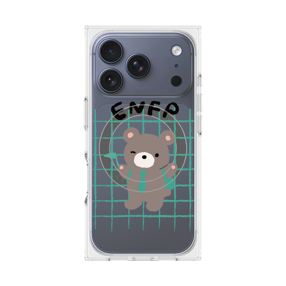 プレミアムスクエアケース with MagSafe［ オリジナル - ENFP 運動家 - キャラクター ］