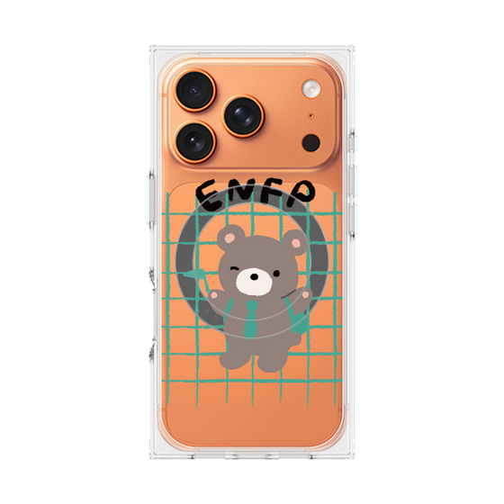 プレミアムスクエアケース with MagSafe［ オリジナル - ENFP 運動家 - キャラクター ］