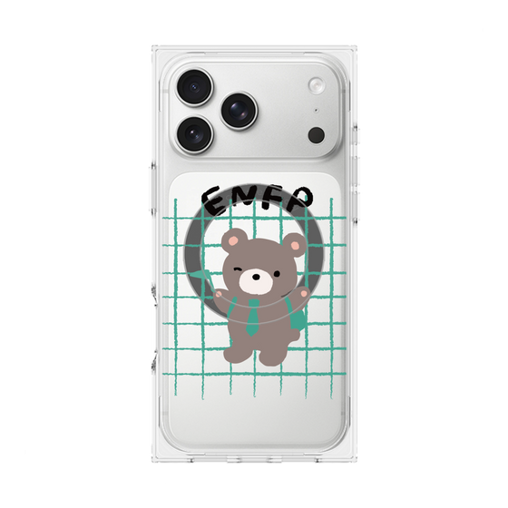 プレミアムスクエアケース with MagSafe［ オリジナル - ENFP 運動家 - キャラクター ］