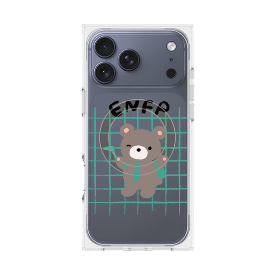プレミアムスクエアケース with MagSafe［ オリジナル - ENFP 運動家 - キャラクター ］