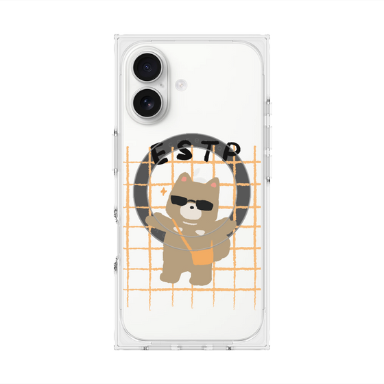 プレミアムスクエアケース with MagSafe［ オリジナル - ESTP 起業家 - キャラクター ］