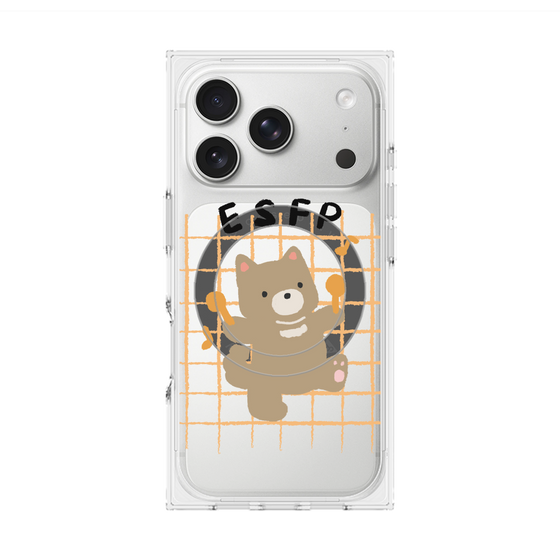 プレミアムスクエアケース with MagSafe［ オリジナル - ESFP エンターテイナー - キャラクター ］