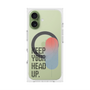 プレミアムスクエアケース with MagSafe［ オリジナル - ドットオーバーレイ - KEEP YOUR HEAD UP/A ］
