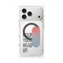 プレミアムスクエアケース with MagSafe［ オリジナル - ドットオーバーレイ - KEEP YOUR HEAD UP/A ］