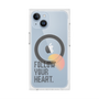 プレミアムスクエアケース with MagSafe［ オリジナル - ドットオーバーレイ - FOLLOW YOUR HEART/A ］