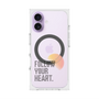 プレミアムスクエアケース with MagSafe［ オリジナル - ドットオーバーレイ - FOLLOW YOUR HEART/A ］