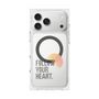プレミアムスクエアケース with MagSafe［ オリジナル - ドットオーバーレイ - FOLLOW YOUR HEART/A ］